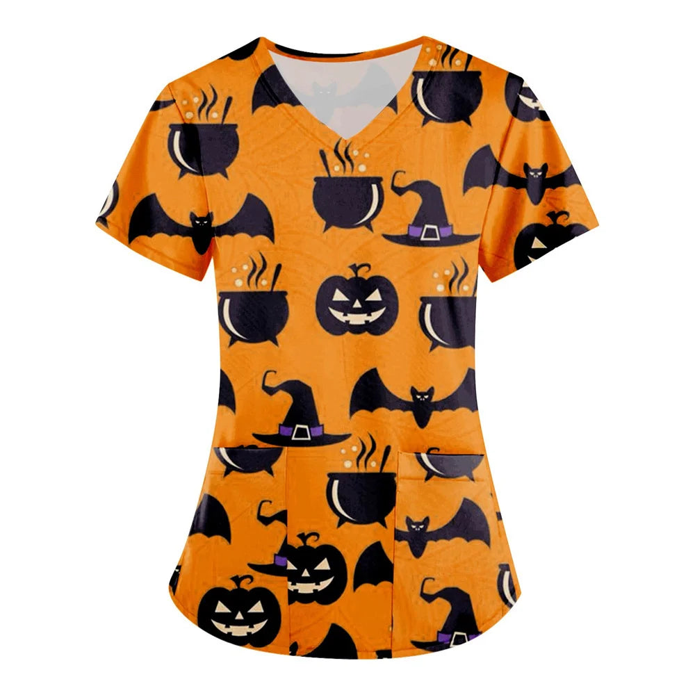 Dámské triko se vzorem Halloween