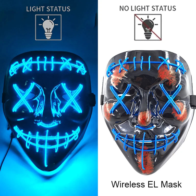 Neonová Led maska