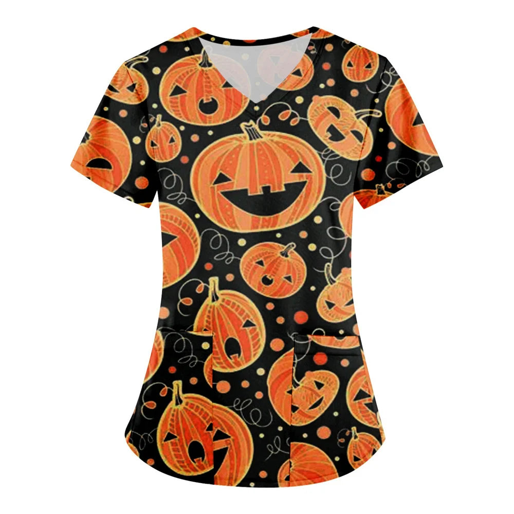 Dámské triko se vzorem Halloween