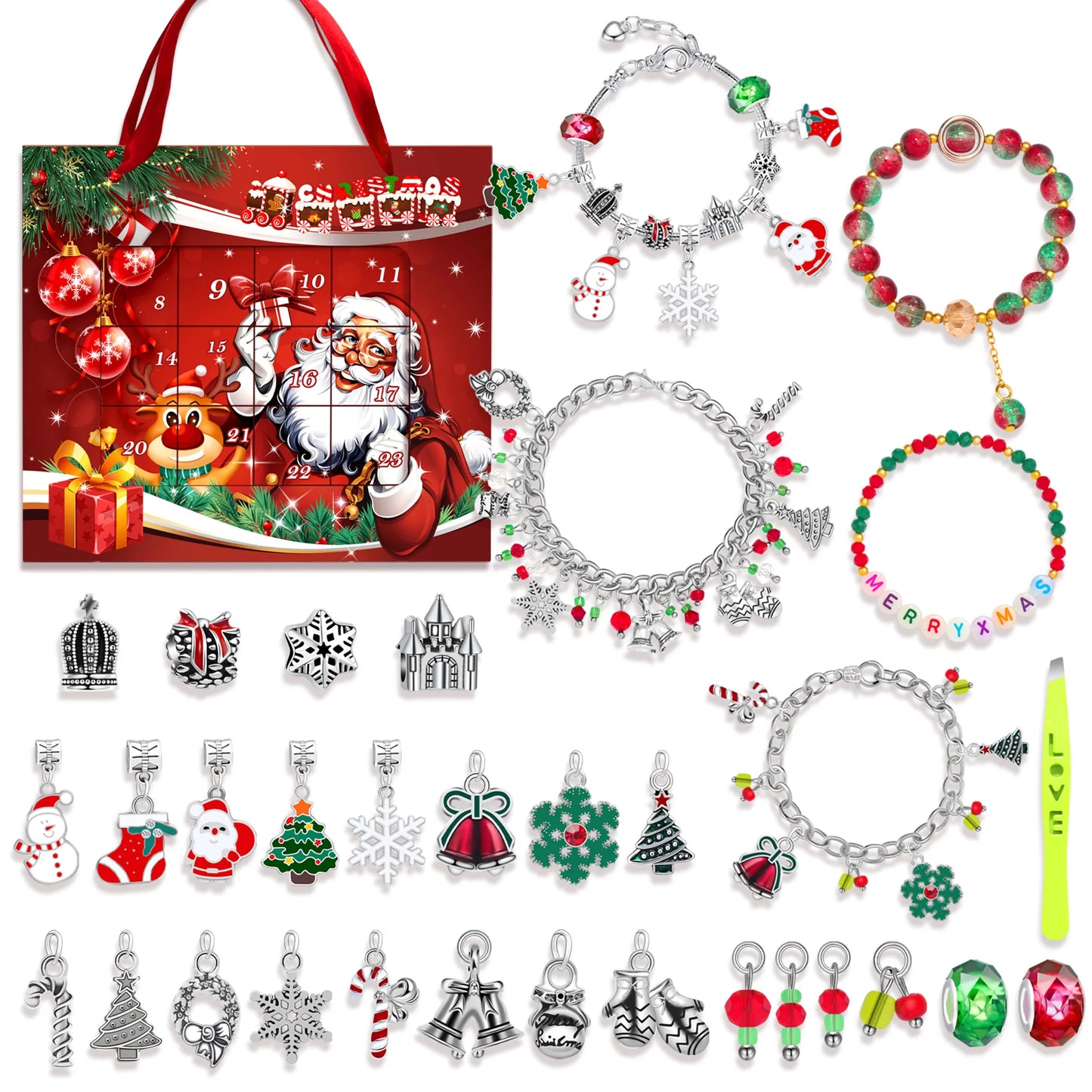Adventní kalendář Vánoční šperky