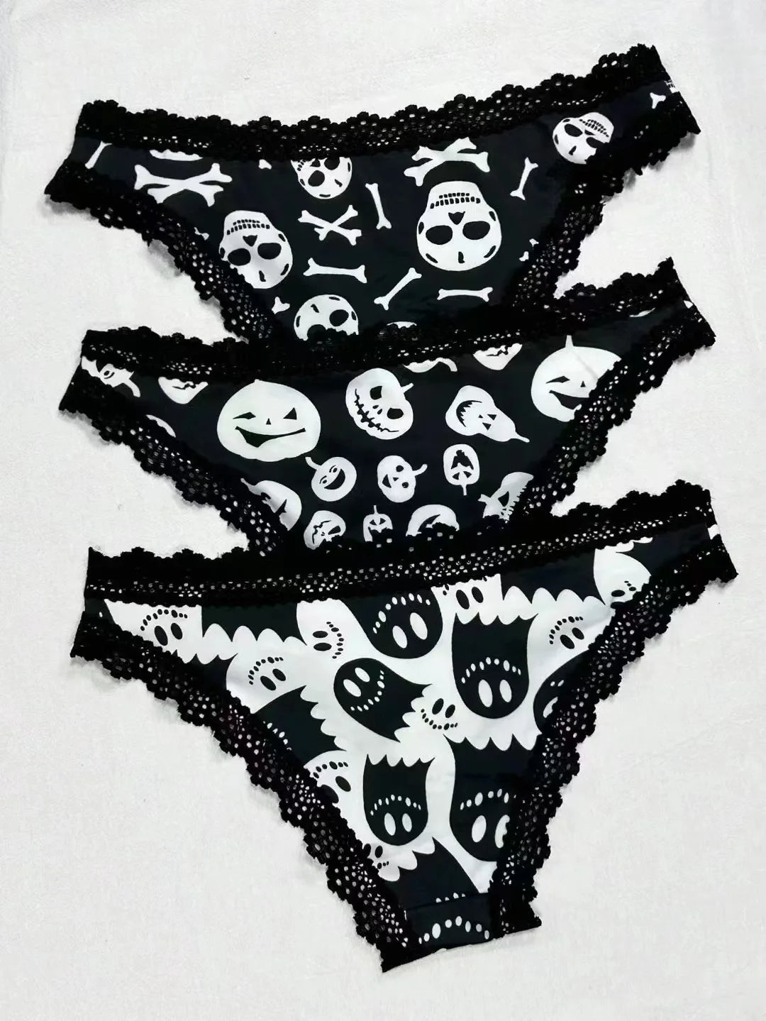 Kalhotky Halloween s krajkou