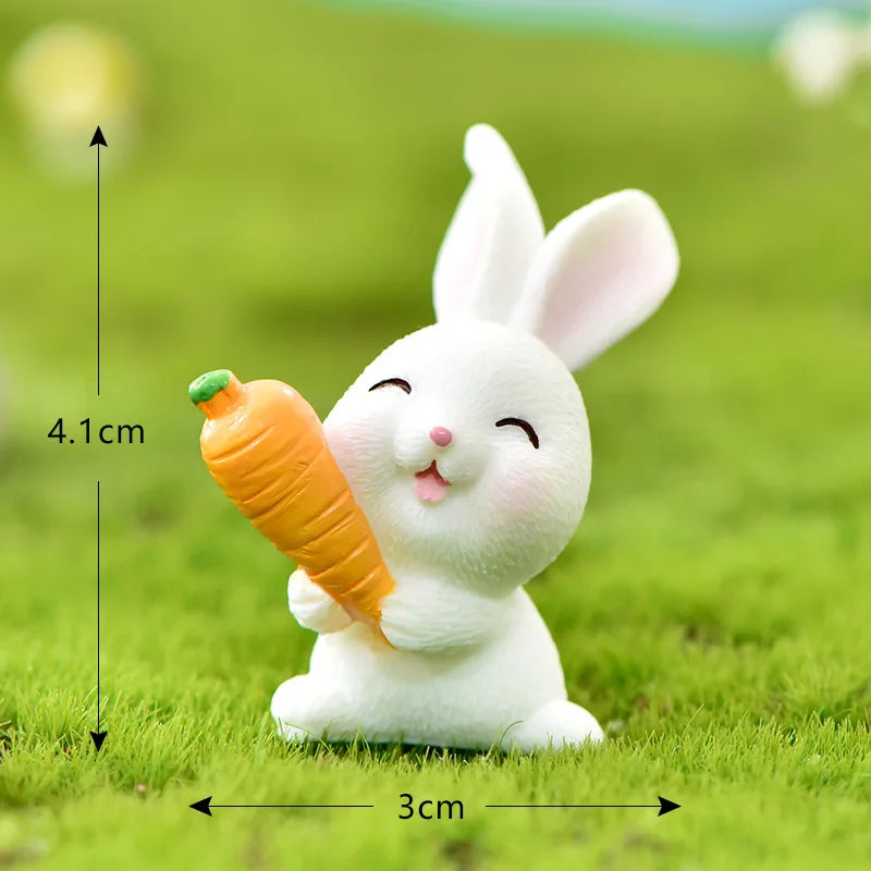 Mini figurky zajíčci