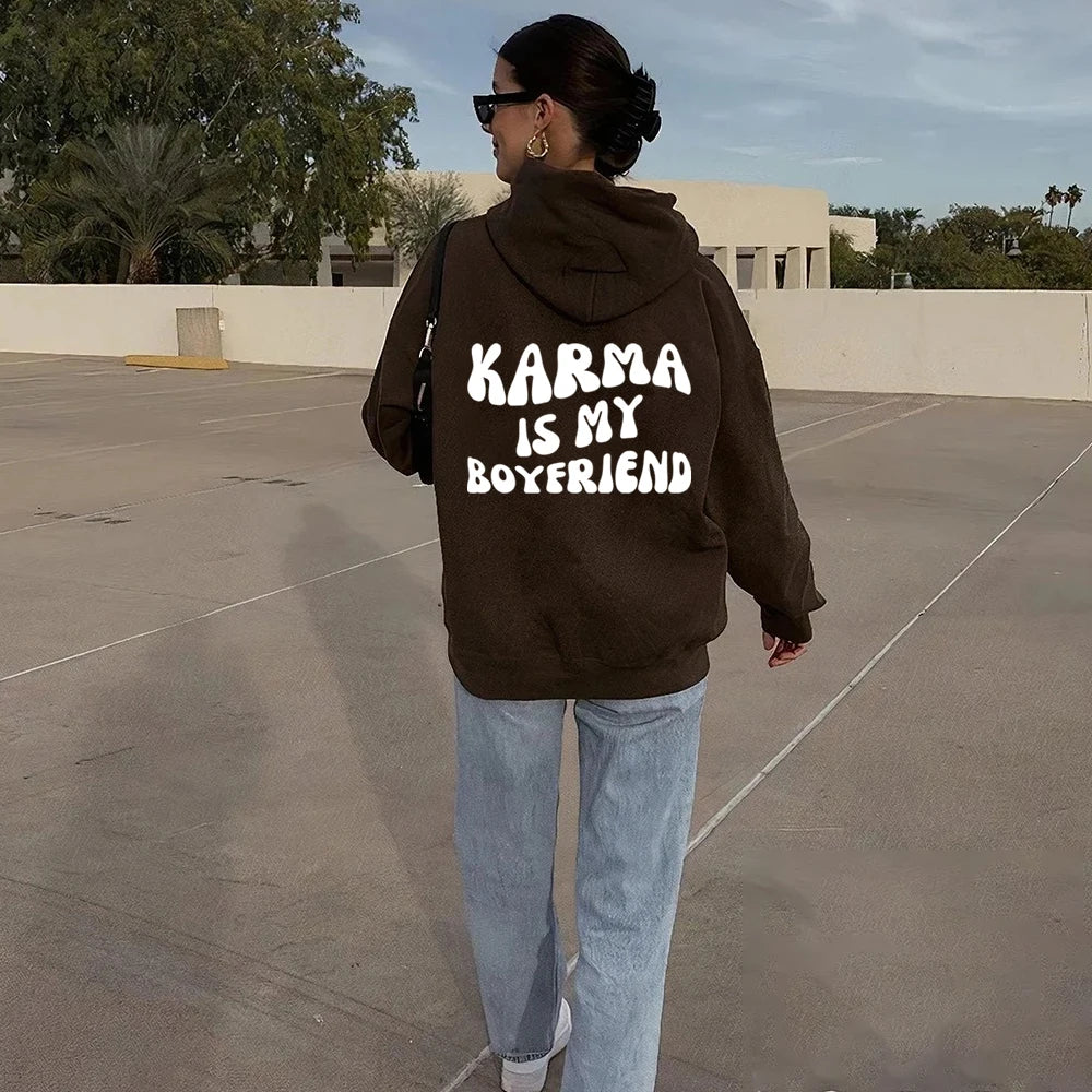 Dámská mikina Karma Is My Boyfriend