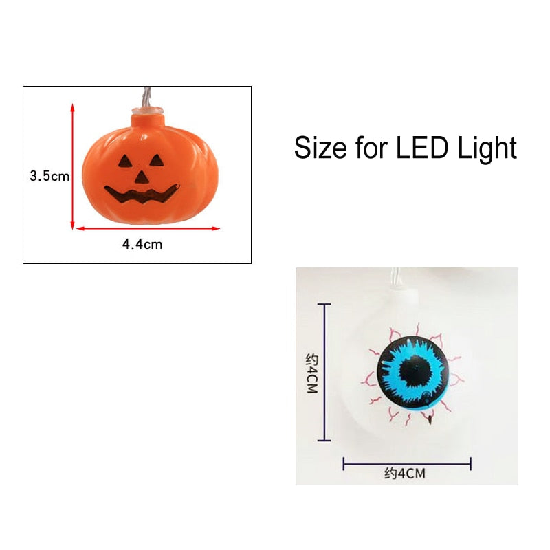 LED řetěz Halloween