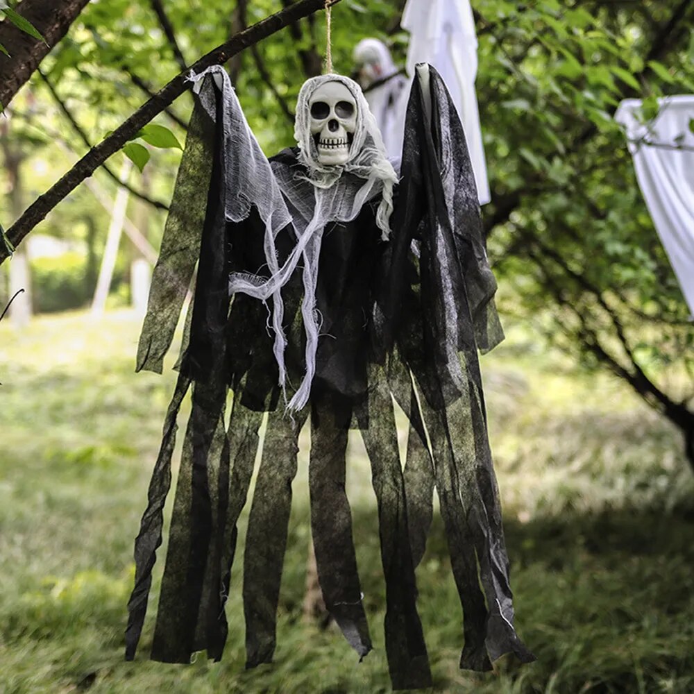 Dekorace kostlivce na Halloween