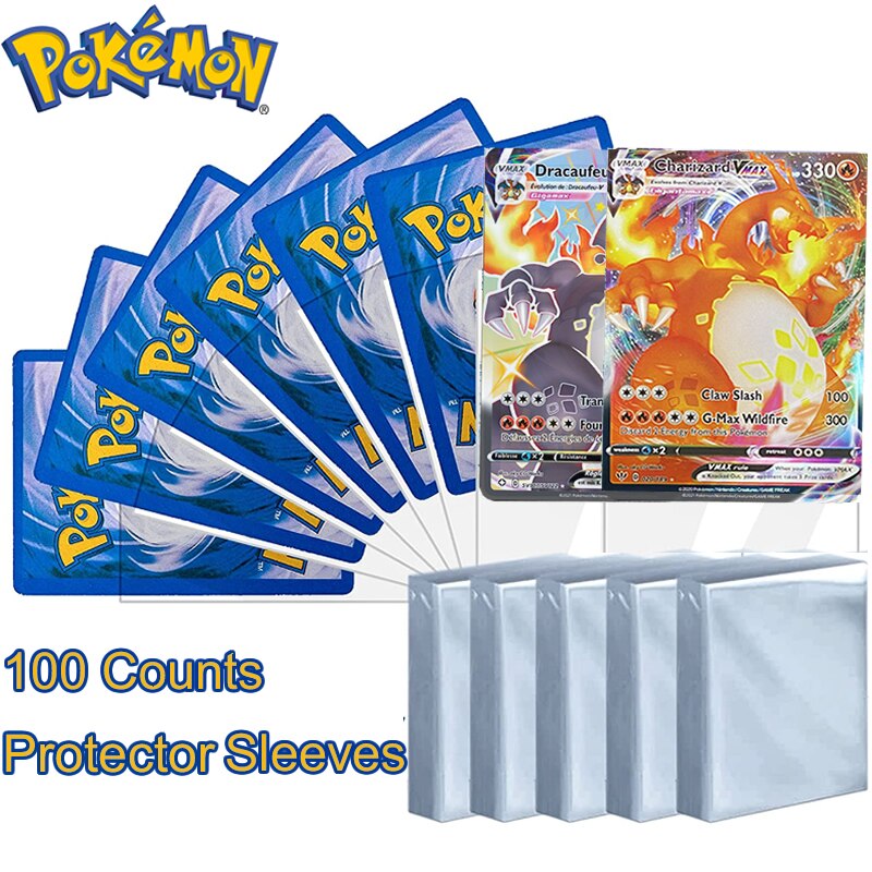 Transparentní obal na Pokémon karty 100 ks