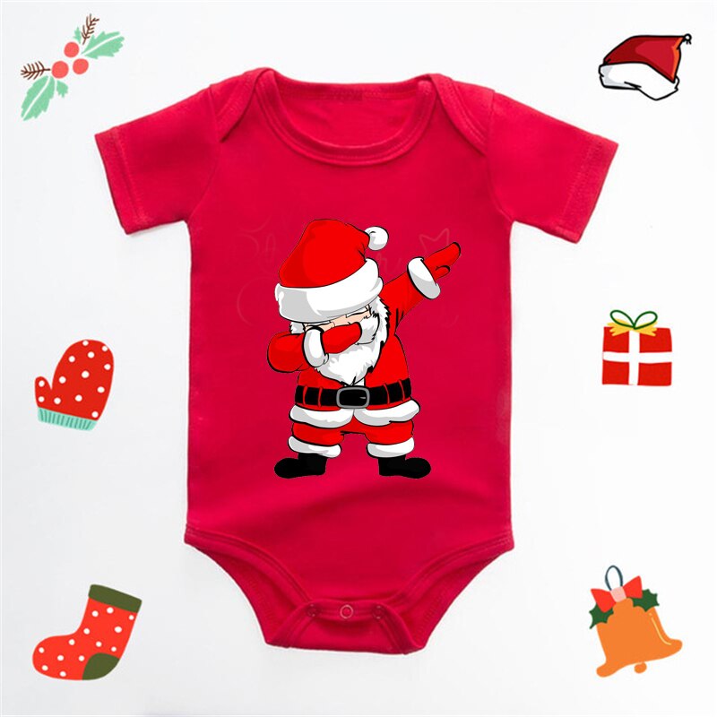 Vánoční body s nápisem My First Christmas Baby