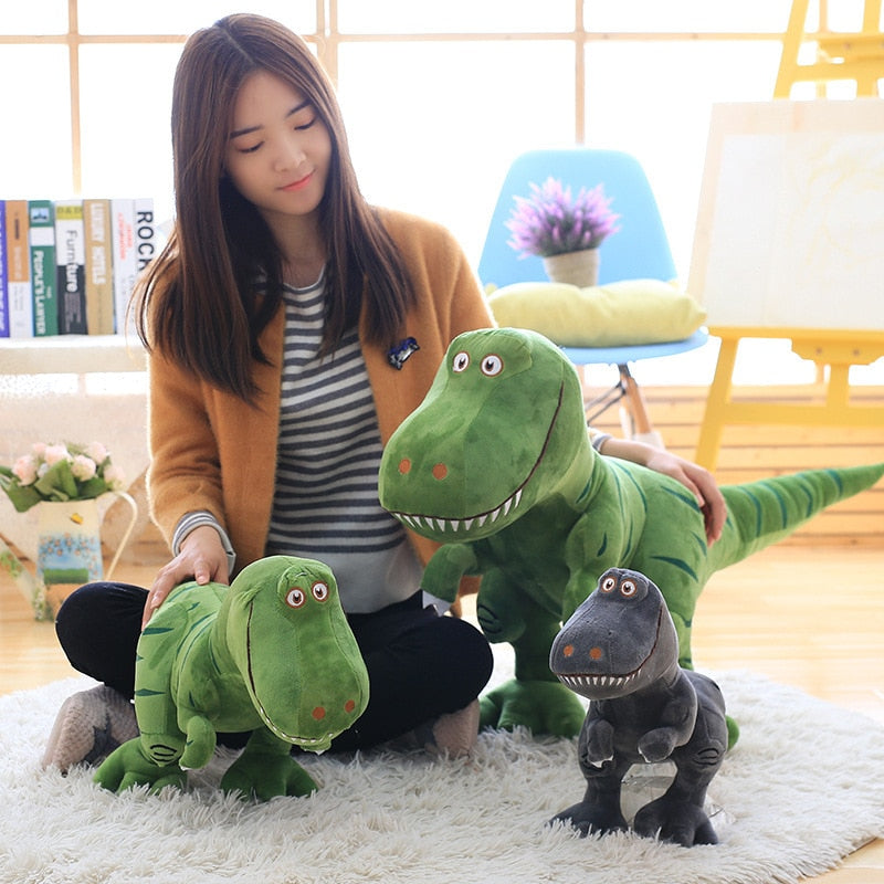 Velký plyšový dinosaurus
