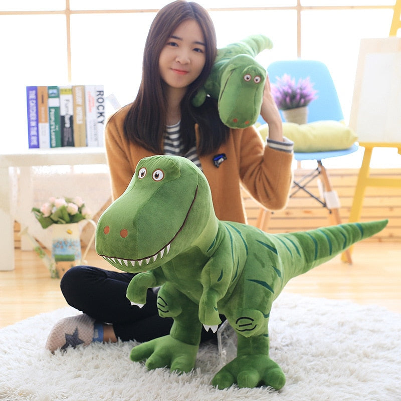 Velký plyšový dinosaurus