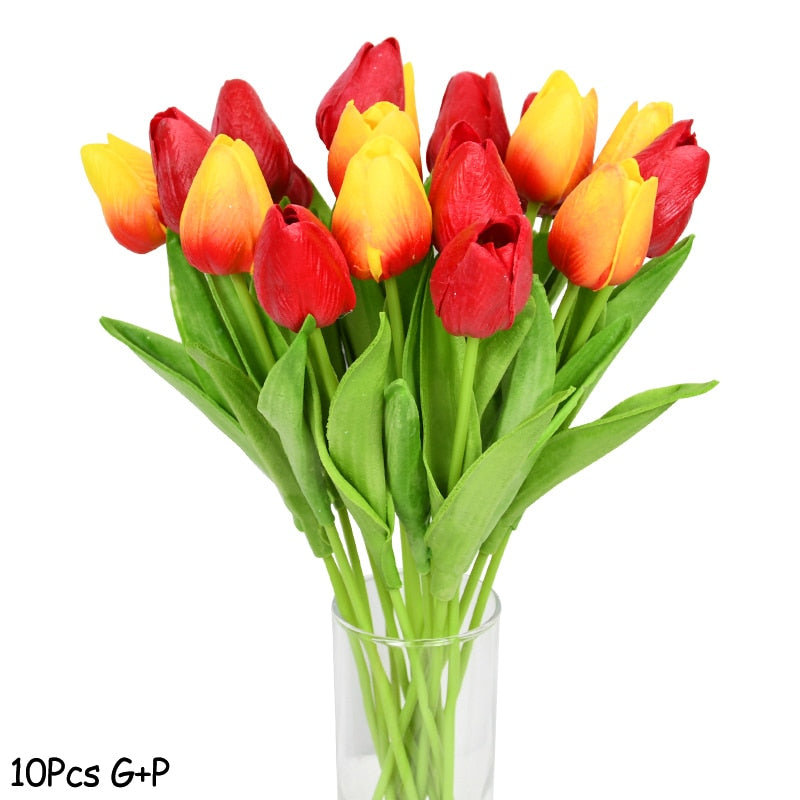Umělé tulipány 10 ks