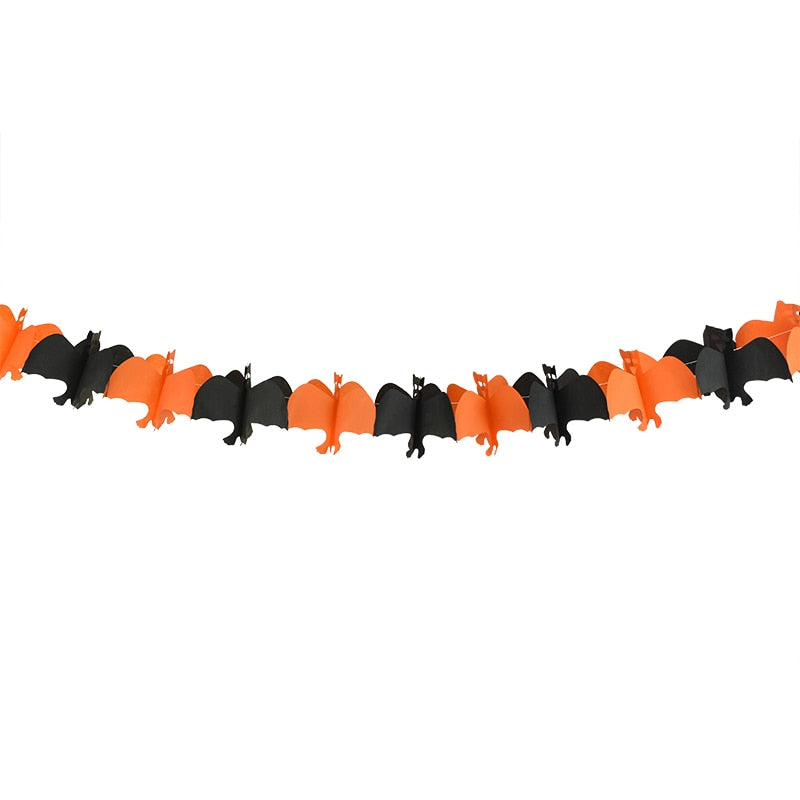 Papírový řetěz na Halloween 3 m