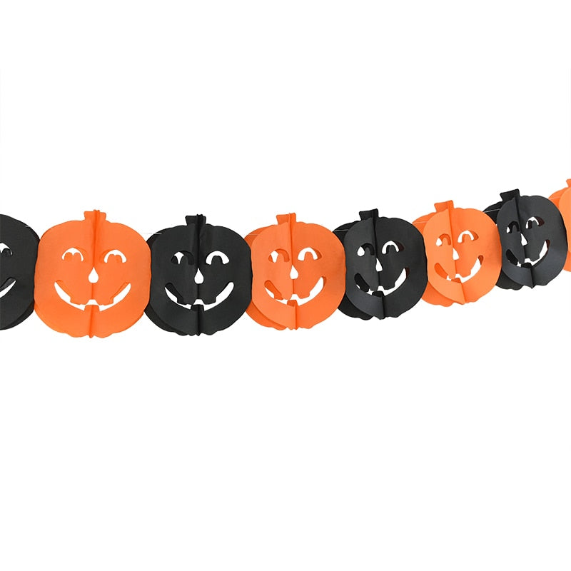Papírový řetěz na Halloween 3 m