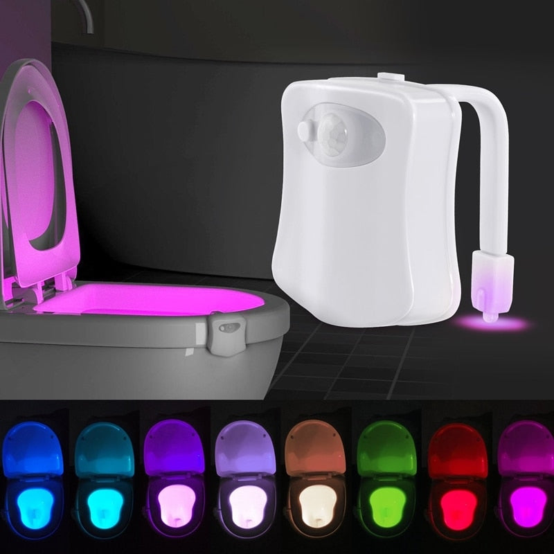 LED světlo se sensorem na toaletu