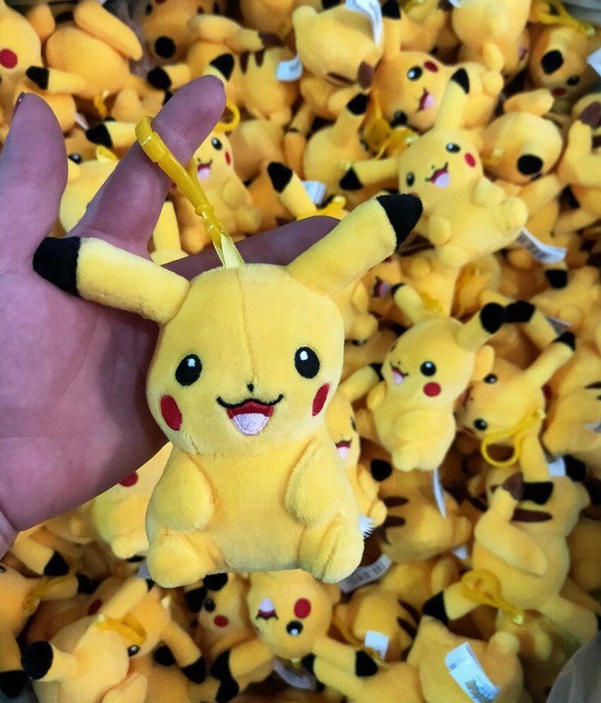 Plyšová klíčenka Pikachu 20 ks