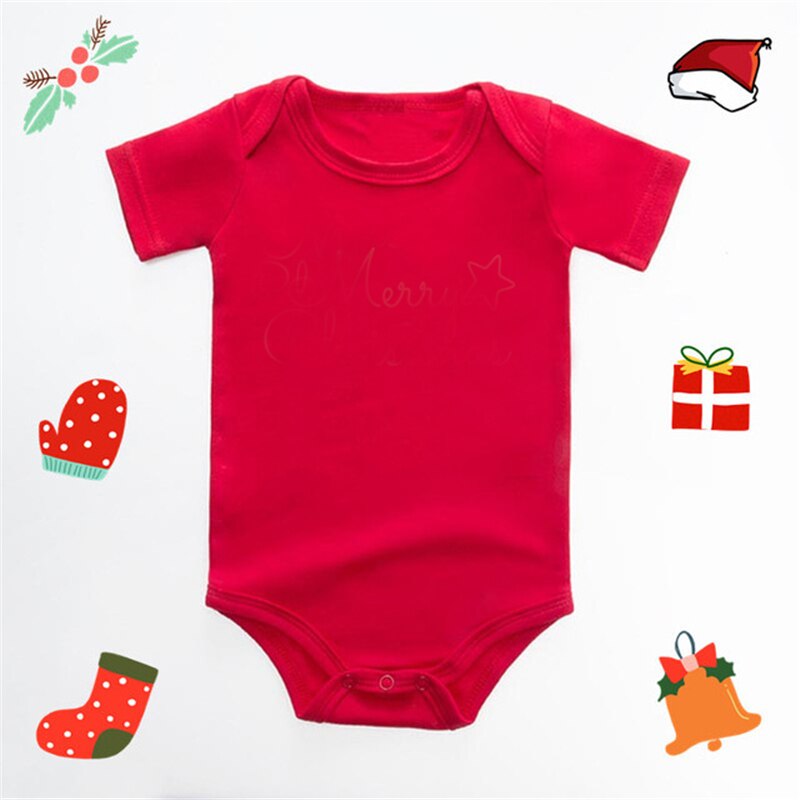 Vánoční body s nápisem My First Christmas Baby