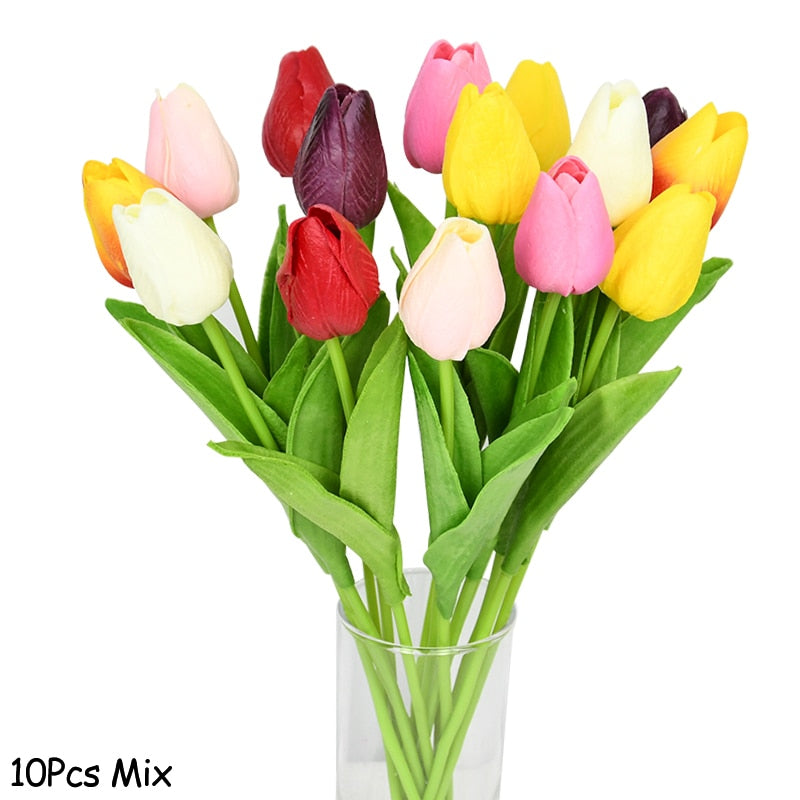 Umělé tulipány 10 ks