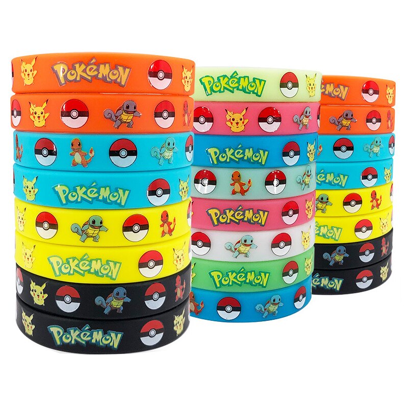 Svítící gumový náramek Pokémon