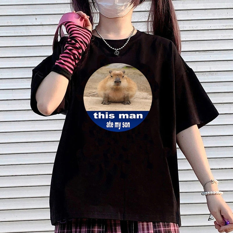 Dámské triko capybara
