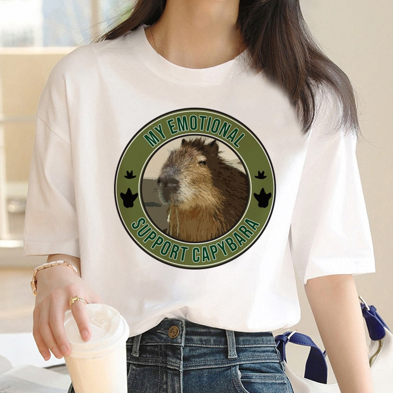 Dámské triko capybara