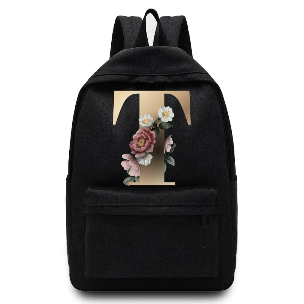 Školní batoh s písmenem