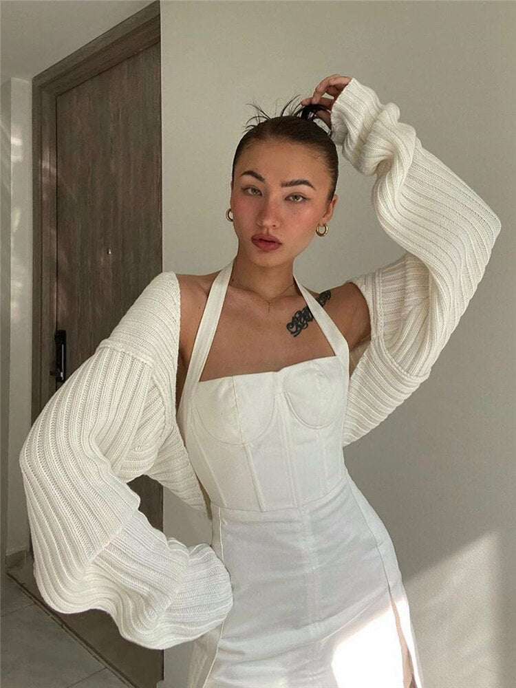 Dámský crop svetr