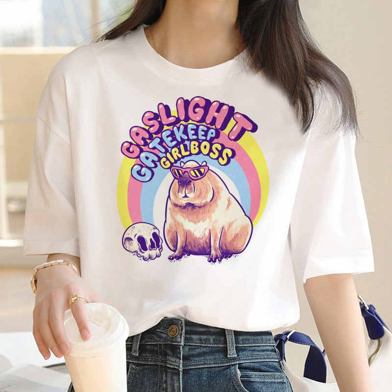 Dámské triko capybara