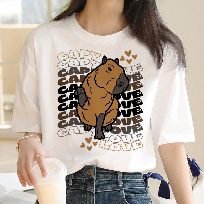 Dámské triko capybara