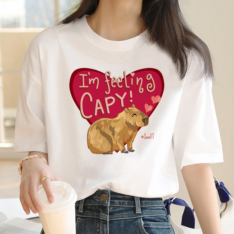 Dámské triko capybara