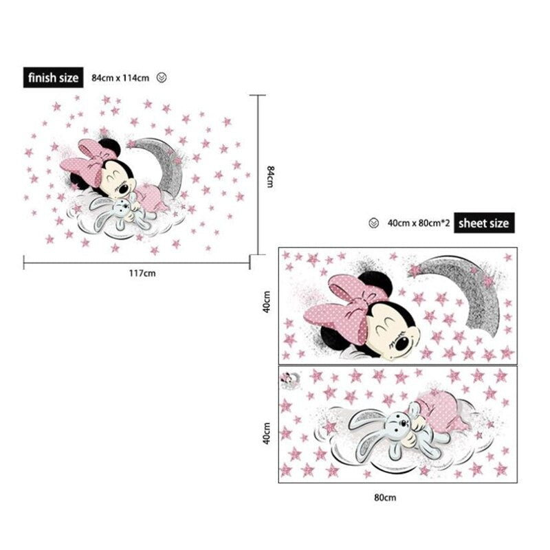 Samolepka na zeď Minnie