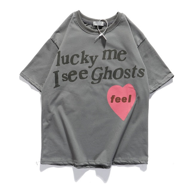 Kanye West triko Lucky me I see ghosts