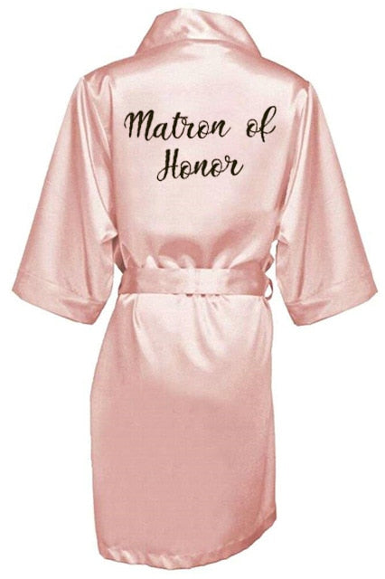 Župan s nápisem Bride