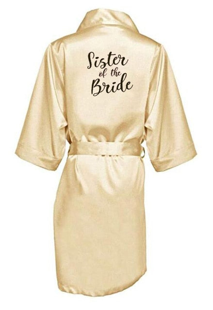 Župan s nápisem Bride