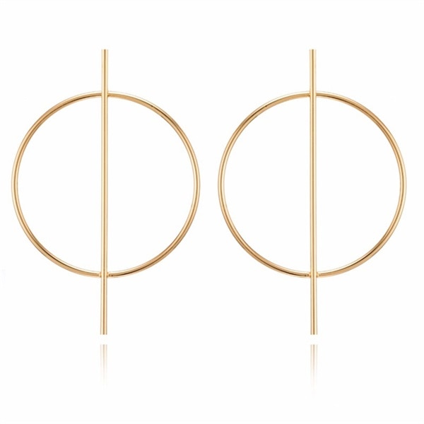 Elegantní geometrické náušnice