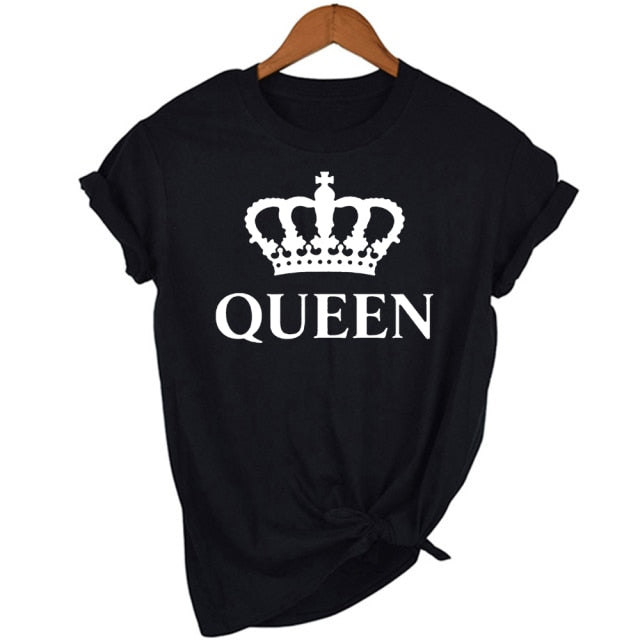 Stylové párové triko King a Queen