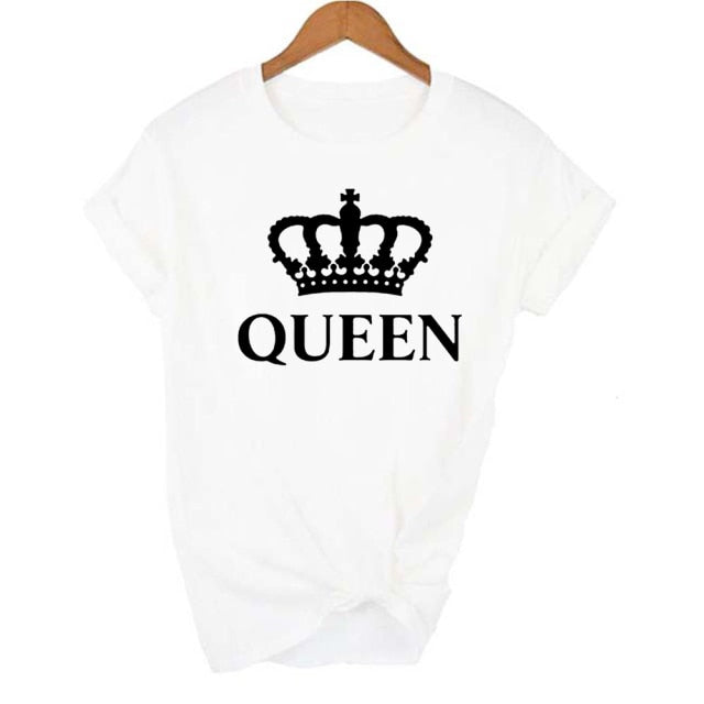 Stylové párové triko King a Queen