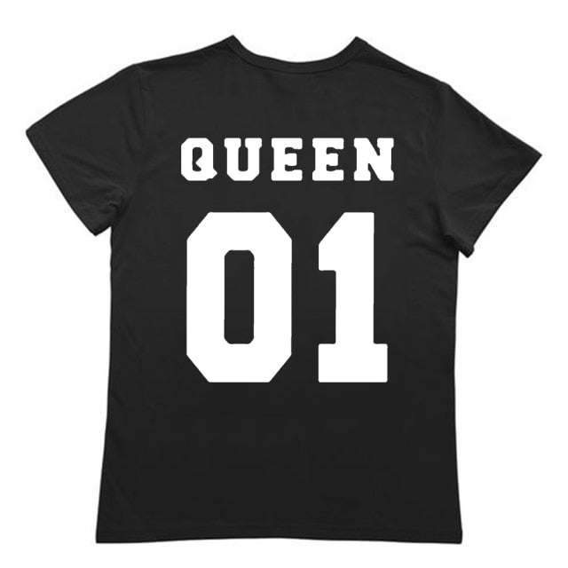 Stylové párové triko King a Queen