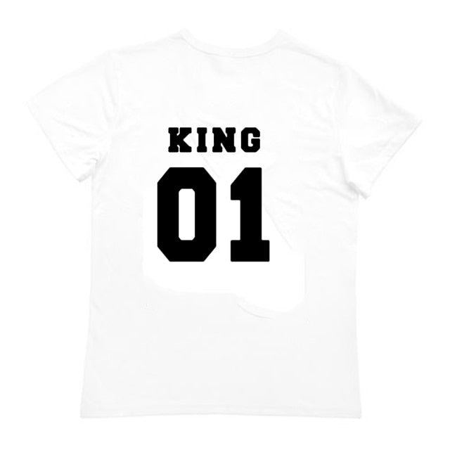 Stylové párové triko King a Queen