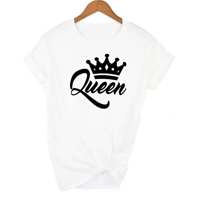 Stylové párové triko King a Queen