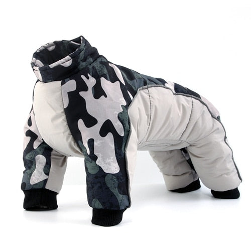 Psí zimní bunda s rolákem