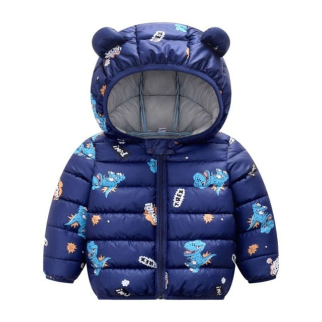 Roztomilá dětská bunda s oušky