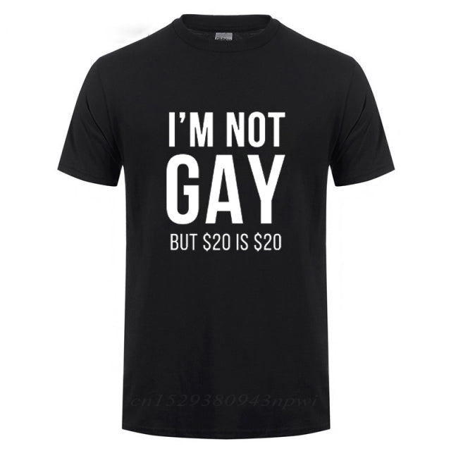 Pánské triko s vtipným LGBT nápisem