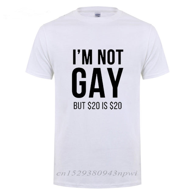 Pánské triko s vtipným LGBT nápisem