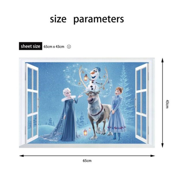 3D nálepka Frozen