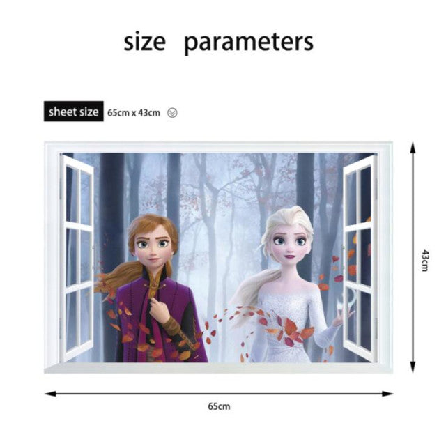 3D nálepka Frozen