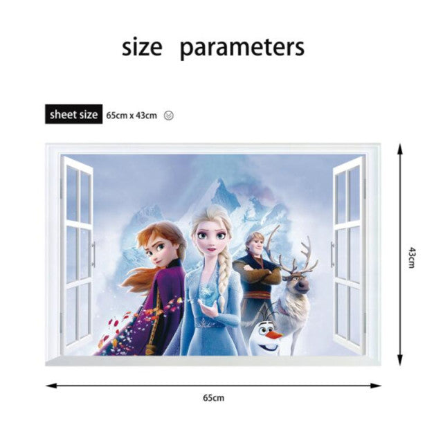 3D nálepka Frozen