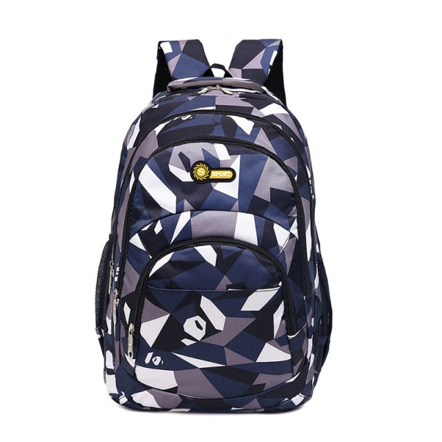 Dětský geometrický školní batoh