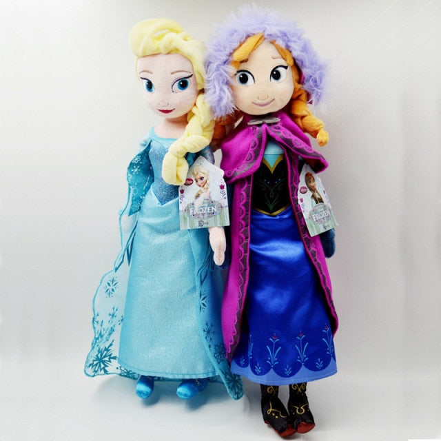 Plyšová Anna a Elsa