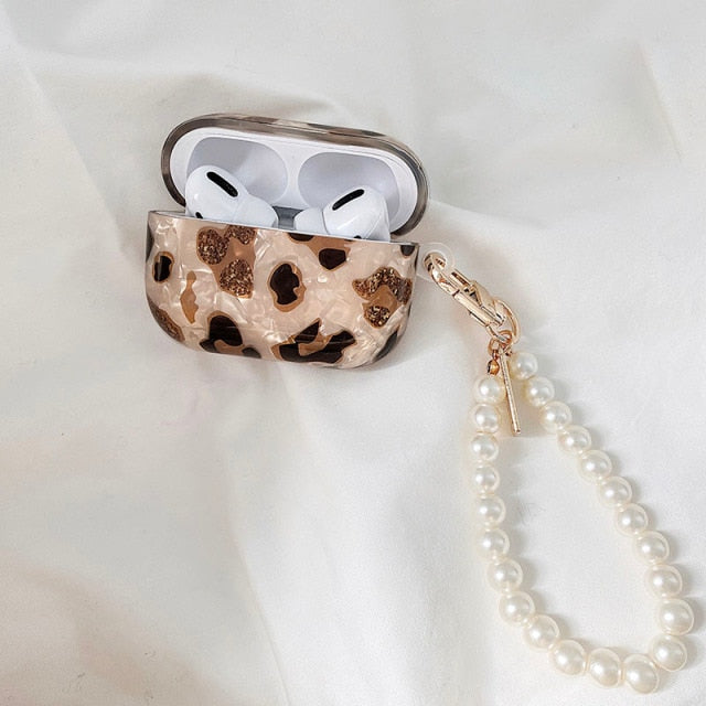 Obal na Airpods s leopardím vzorem