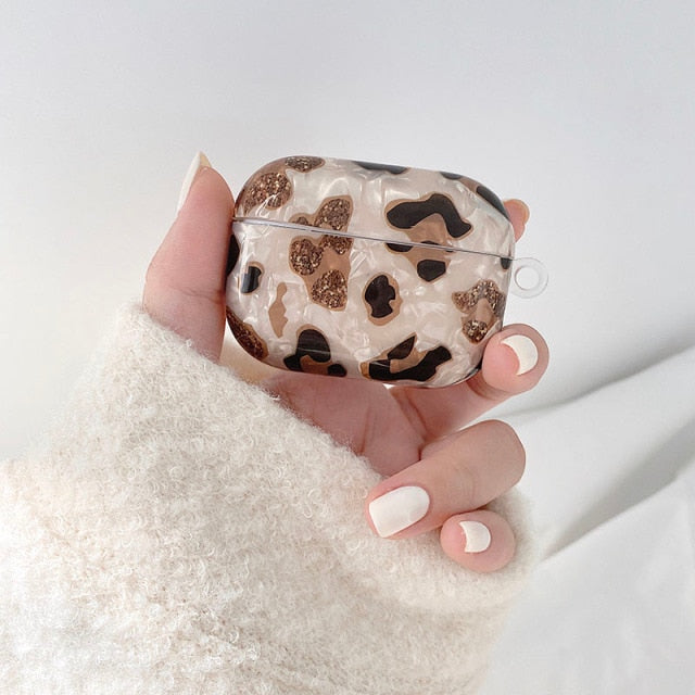 Obal na Airpods s leopardím vzorem