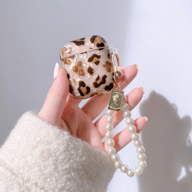 Obal na Airpods s leopardím vzorem